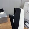 sy_no_31FCB25924299A46F3BDD2156E60204B_8 Prada Black Canvas Slip-On Platform Sneaker