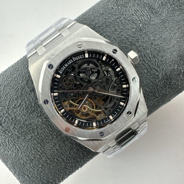 sy_no_32CD8C944FA2B29F1FF830A33BE82F43_1 AUDEMARS PIGUET Royal Oak ROYAL OAK Series Automatic Mechanical Movement Grey Dial Stainless Steel Strap
