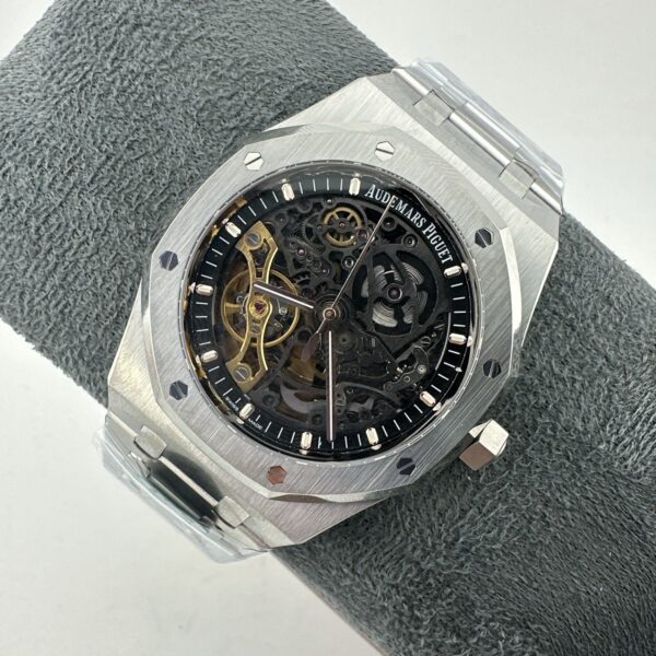 sy_no_32CD8C944FA2B29F1FF830A33BE82F43_2 AUDEMARS PIGUET Royal Oak ROYAL OAK Series Automatic Mechanical Movement Grey Dial Stainless Steel Strap