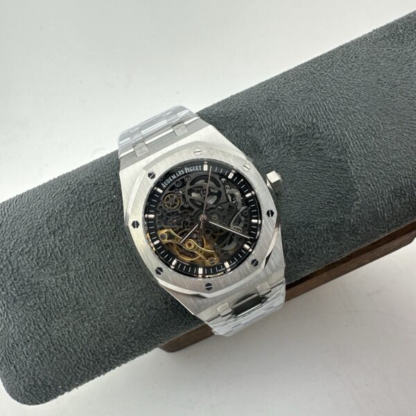 sy_no_32CD8C944FA2B29F1FF830A33BE82F43_3 AUDEMARS PIGUET Royal Oak ROYAL OAK Series Automatic Mechanical Movement Grey Dial Stainless Steel Strap