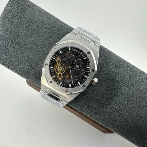 sy_no_32CD8C944FA2B29F1FF830A33BE82F43_4 AUDEMARS PIGUET Royal Oak ROYAL OAK Series Automatic Mechanical Movement Grey Dial Stainless Steel Strap