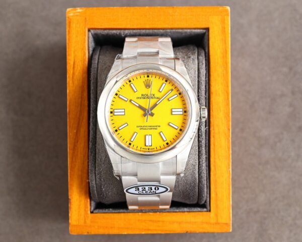 sy_no_332DE283EE053FC45FD85412E223A724_2 ROLEX Rolex Smooth Circle Oyster Perpetual Automatic Mechanical Movement Silver Dial