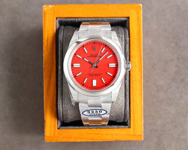 sy_no_332DE283EE053FC45FD85412E223A724_5 ROLEX Rolex Smooth Circle Oyster Perpetual Automatic Mechanical Movement Silver Dial
