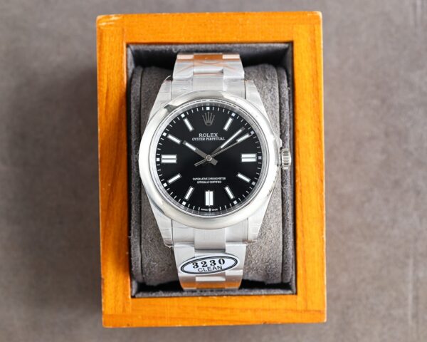 sy_no_332DE283EE053FC45FD85412E223A724_6 ROLEX Rolex Smooth Circle Oyster Perpetual Automatic Mechanical Movement Silver Dial