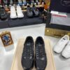 sy_no_3382BCB0367841513A8DDF1B1892AEDC_0 Prada All-Black Mesh Leather Triangle Logo Trainer