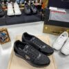 sy_no_3382BCB0367841513A8DDF1B1892AEDC_1 Prada All-Black Mesh Leather Triangle Logo Trainer