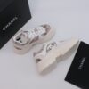 Chanel Snake-Print Trainer White-Pink