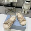 sy_no_34BB57D15ECDB44175777DE6B4C56C4F_2 Prada Beige Ruched Cross-Strap Platform Sandal