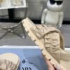 sy_no_34BB57D15ECDB44175777DE6B4C56C4F_6 Prada Beige Ruched Cross-Strap Platform Sandal