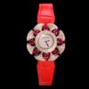BVLGARI DIVAS'DREAM series watches with quartz movement and crocodile leather strap 33mm