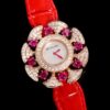 BVLGARI DIVAS'DREAM series watches with quartz movement and crocodile leather strap 33mm