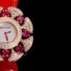 BVLGARI DIVAS'DREAM series watches with quartz movement and crocodile leather strap 33mm
