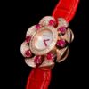 BVLGARI DIVAS'DREAM series watches with quartz movement and crocodile leather strap 33mm
