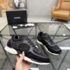 sy_no_358A5A8B1A5C06034CA76AA0DA23BF75_4 Chanel Black Tweed & Leather Chunky Sneaker with Interlocking CC Logo