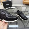 sy_no_358A5A8B1A5C06034CA76AA0DA23BF75_5 Chanel Black Tweed & Leather Chunky Sneaker with Interlocking CC Logo