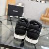 sy_no_358A5A8B1A5C06034CA76AA0DA23BF75_7 Chanel Black Tweed & Leather Chunky Sneaker with Interlocking CC Logo