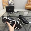 sy_no_358A5A8B1A5C06034CA76AA0DA23BF75_8 Chanel Black Tweed & Leather Chunky Sneaker with Interlocking CC Logo