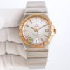 sy_no_358B0793C81E1DF6688720C117C63E37_1 Omega Constellation Series Constellation Watch Automatic Mechanical Movement Daily Display Diamond Set 100m Waterproof Swiss Observatory Men's Watch Swiss Watch 35mm Silver Dial Stainless Steel Strap