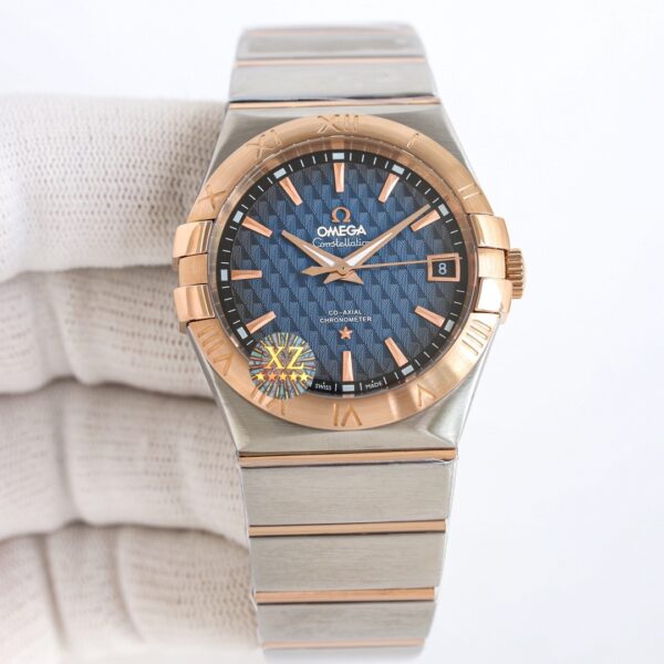 sy_no_358B0793C81E1DF6688720C117C63E37_3 Omega Constellation Series Constellation Watch Automatic Mechanical Movement Daily Display Diamond Set 100m Waterproof Swiss Observatory Men's Watch Swiss Watch 35mm Silver Dial Stainless Steel Strap