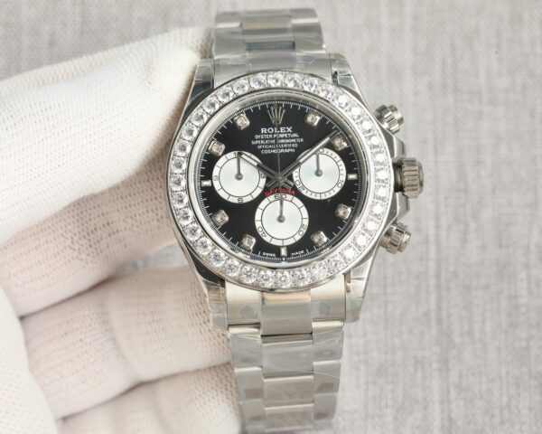 sy_no_35E107D7E720C68216587239467E04C9_3 ROLEX Rolex Dog Tooth Ring Cosmometer Typed Daytona Series Automatic Mechanical Movement Rubber Strap