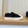 sy_no_361DD2D86033A8A76134F191D523587F_0 Dior All Black Oblique Canvas Low Sneaker