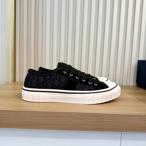 Dior All Black Oblique Canvas Low Sneaker