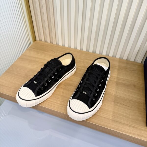 sy_no_361DD2D86033A8A76134F191D523587F_2 Dior All Black Oblique Canvas Low Sneaker