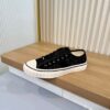 sy_no_361DD2D86033A8A76134F191D523587F_8 Dior All Black Oblique Canvas Low Sneaker