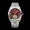 sy_no_363ED063D2171FE60AAFEFBAEC43ACAD_0 Vacheron Constantin's Four Seas series OVERSEAS automatic mechanical movement features a red dial and titanium strap.