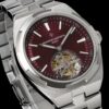 sy_no_363ED063D2171FE60AAFEFBAEC43ACAD_1 Vacheron Constantin's Four Seas series OVERSEAS automatic mechanical movement features a red dial and titanium strap.