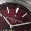 sy_no_363ED063D2171FE60AAFEFBAEC43ACAD_3 Vacheron Constantin's Four Seas series OVERSEAS automatic mechanical movement features a red dial and titanium strap.