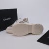 Chanel Snakeskin & Suede Platform Sneaker White-Snakeskin-Suede