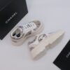 Chanel Snakeskin & Suede Platform Sneaker White-Snakeskin-Suede