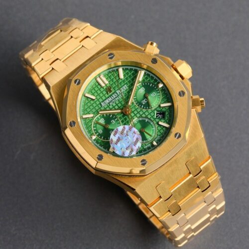 sy_no_36A068F8894CB2D5E5AE2AA9350A616F_0 AUDEMARS PIGUET Audemars Piguet Royal Oak ROYAL OAK series automatic mechanical movement 50 meter waterproof men's watch Swiss watch 41mm green dial
