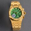 AUDEMARS PIGUET Audemars Piguet Royal Oak ROYAL OAK series automatic mechanical movement 50 meter waterproof men's watch Swiss watch 41mm green dial
