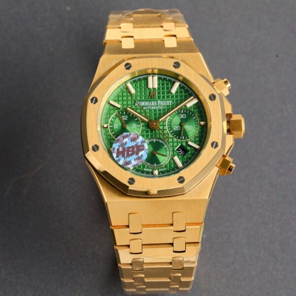 AUDEMARS PIGUET Audemars Piguet Royal Oak ROYAL OAK series automatic mechanical movement 50 meter waterproof men's watch Swiss watch 41mm green dial