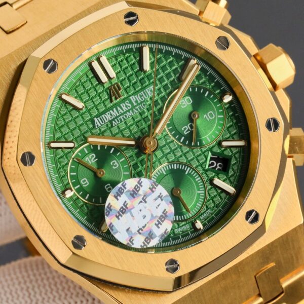 AUDEMARS PIGUET Audemars Piguet Royal Oak ROYAL OAK series automatic mechanical movement 50 meter waterproof men's watch Swiss watch 41mm green dial