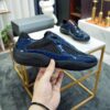 sy_no_371791160A31BC34A5E5F4AFE2E5B6A2_1 Prada America's Cup Navy Patent Mesh Sneaker