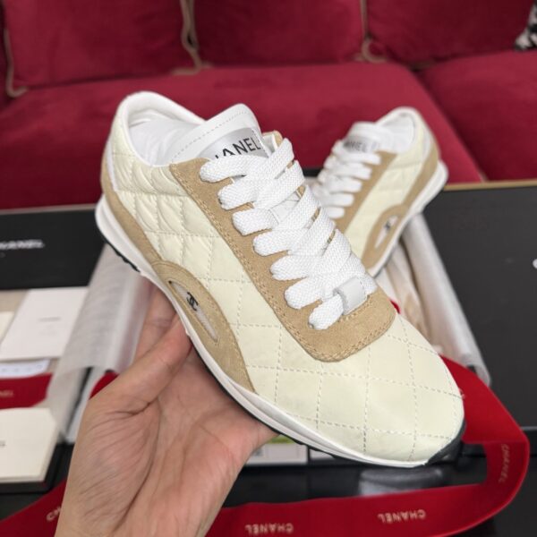 sy_no_373A12F09852F583C075D2C5216D6782_3 Chanel Quilted Nylon & Suede Retro Trainer Cream-Quilted-Nylon-Suede