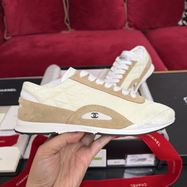 sy_no_373A12F09852F583C075D2C5216D6782_4 Chanel Quilted Nylon & Suede Retro Trainer Cream-Quilted-Nylon-Suede