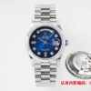 sy_no_37EA2CED6F9894C8AAAC148C98223E63_0 ROLEX Rolex Dog Tooth Ring Weekly Calendar Automatic Mechanical Movement 100m Waterproof Men's Watch Swiss Watch 36mm Blue Dial