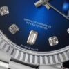 sy_no_37EA2CED6F9894C8AAAC148C98223E63_4 ROLEX Rolex Dog Tooth Ring Weekly Calendar Automatic Mechanical Movement 100m Waterproof Men's Watch Swiss Watch 36mm Blue Dial