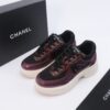 Chanel Mesh Trainer Black-Burgundy