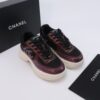 Chanel Mesh Trainer Black-Burgundy
