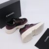 Chanel Mesh Trainer Black-Burgundy