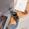 sy_no_39109A43A4FC35883FE22495DD63B090_0 DIOR watch quartz movement stainless steel strap black dial women's watch 30 meter waterproof