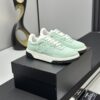 sy_no_3929B92C80EBE373505762E939E3B3B1_1 Chanel Mint Green Canvas Low-Top Sneaker with CC Logo & Two-Tone Sole