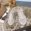 Prada Light Blue Tweed Fringe Chunky Platform Sneaker
