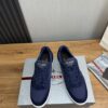 sy_no_3C5D9B0F6916A0FE0EB25475ADF45197_3 Prada Navy Suede Nylon Low-Top Casual Sneaker