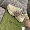 sy_no_3CAEFAC87239523EB793FEB21859A97A_0 Gucci Off-White Chunky Sneaker with Cute Cartoon Dog Graphic